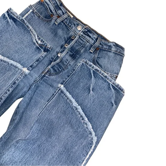 Levi's Ribcage straight Women's Blue Straight Leg Jeans - Picture 9 of 13